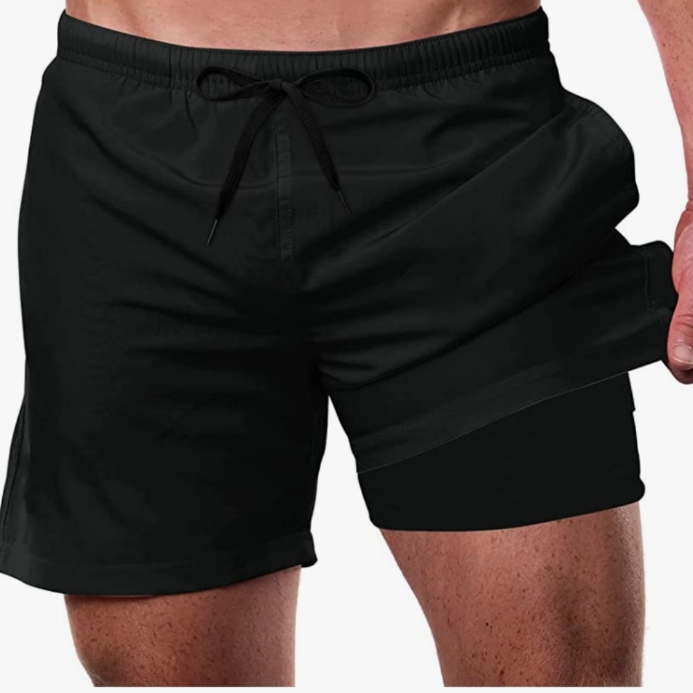 NWT swim trunks black